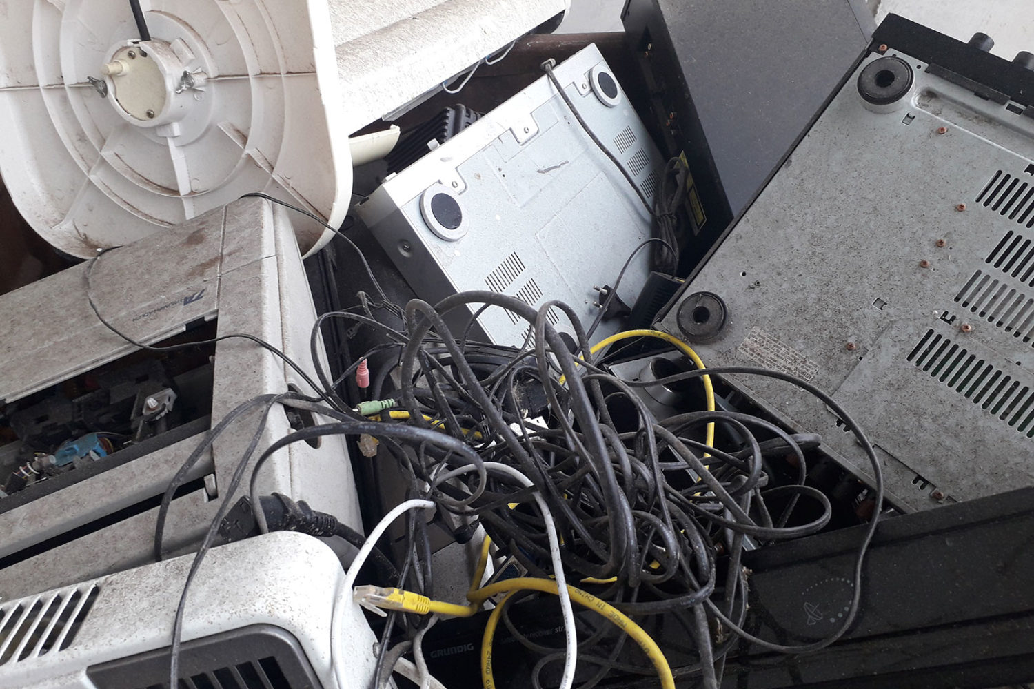 Elektrogeräte Sammlung von Altstoffen